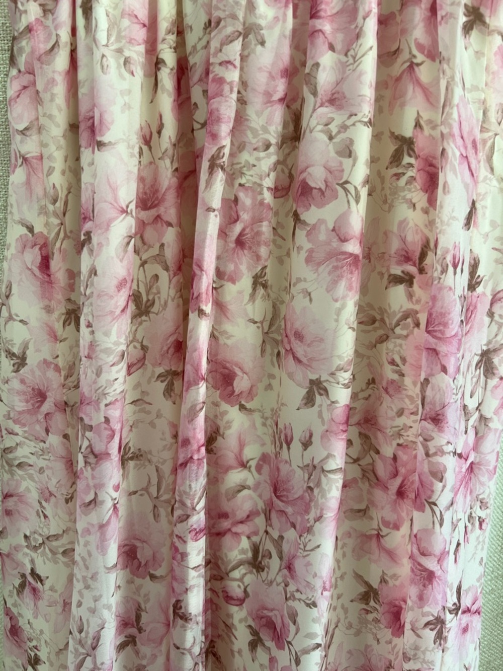 Floral Spaghetti Strap Corset Midi Dress Large - Picture 9 of 9